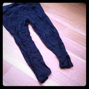 Black top shop crop leggings